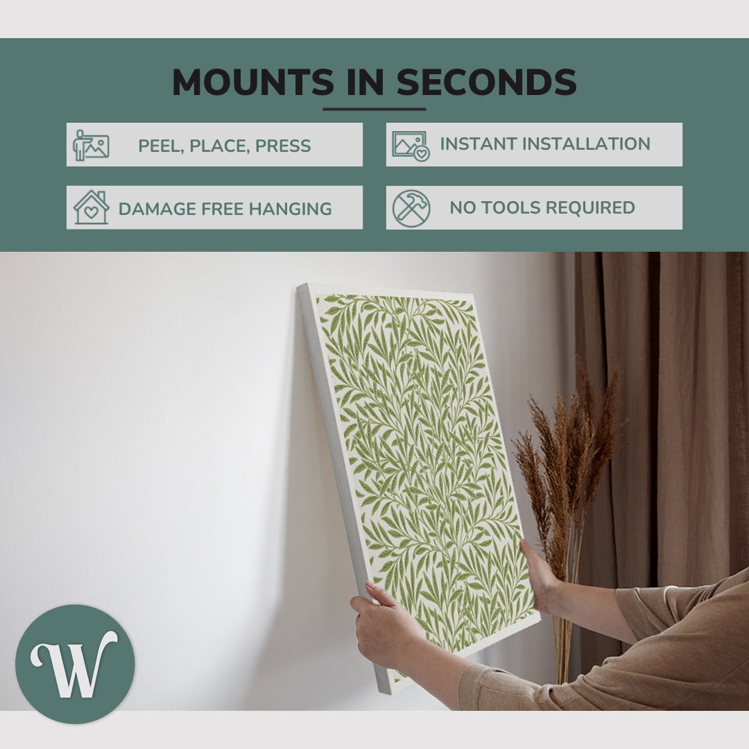 William Morris's Willow (1874) - Canvas Print Wall Art Décor Whelhung