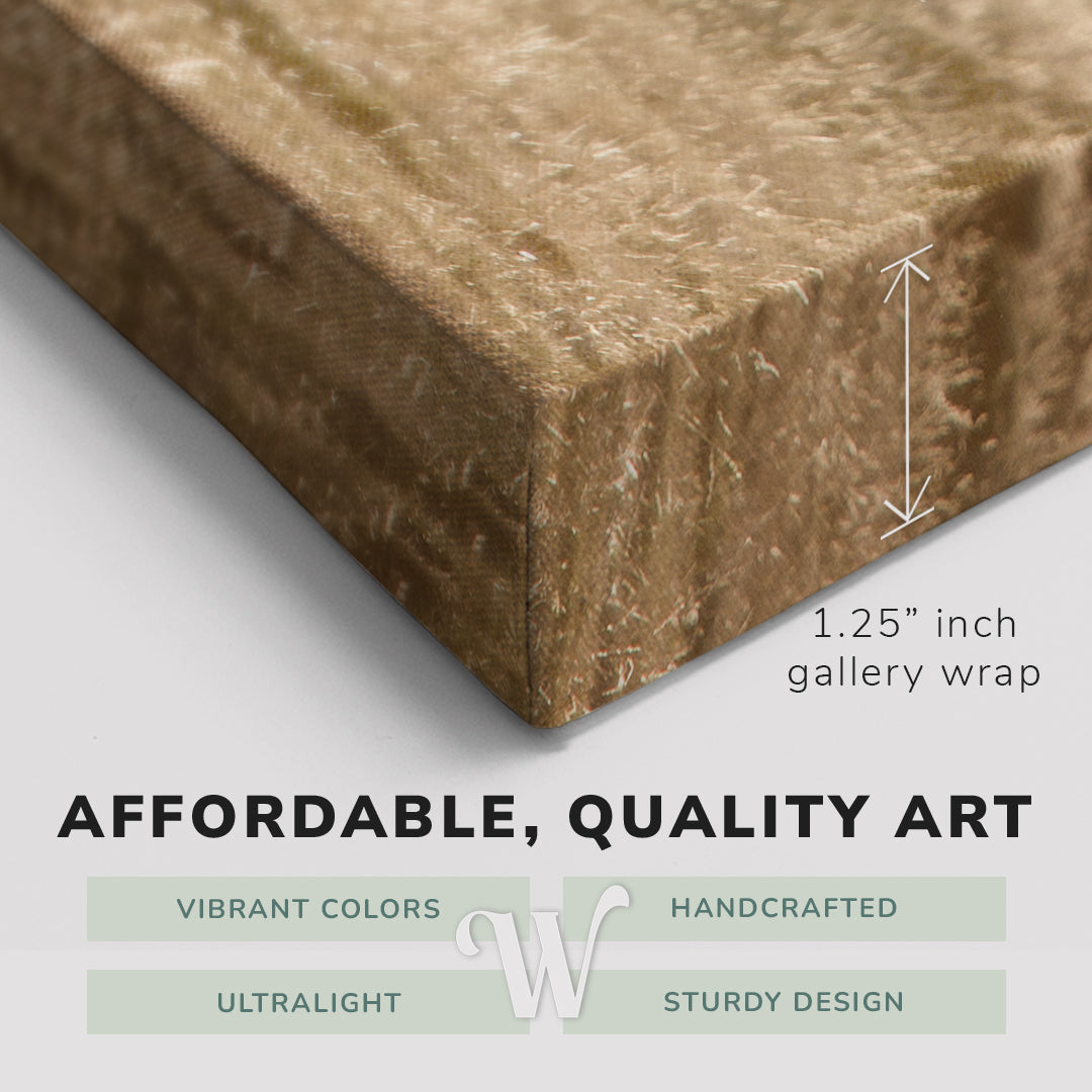 Black and White Wild Buffalo Photography - Canvas Print Wall Art Décor Whelhung