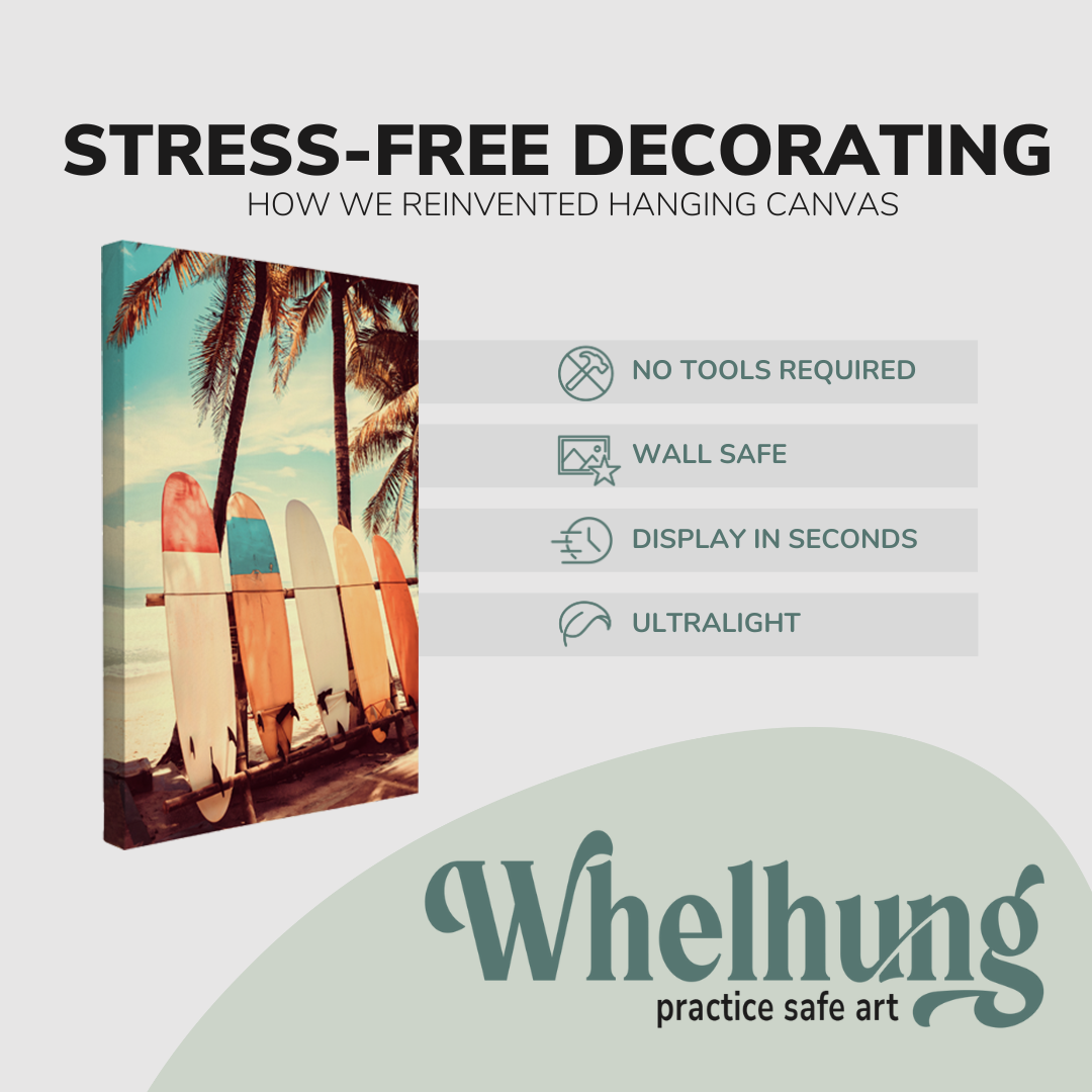 Surfboard Sephia California, USA Photography - Canvas Print Wall Art Décor Whelhung