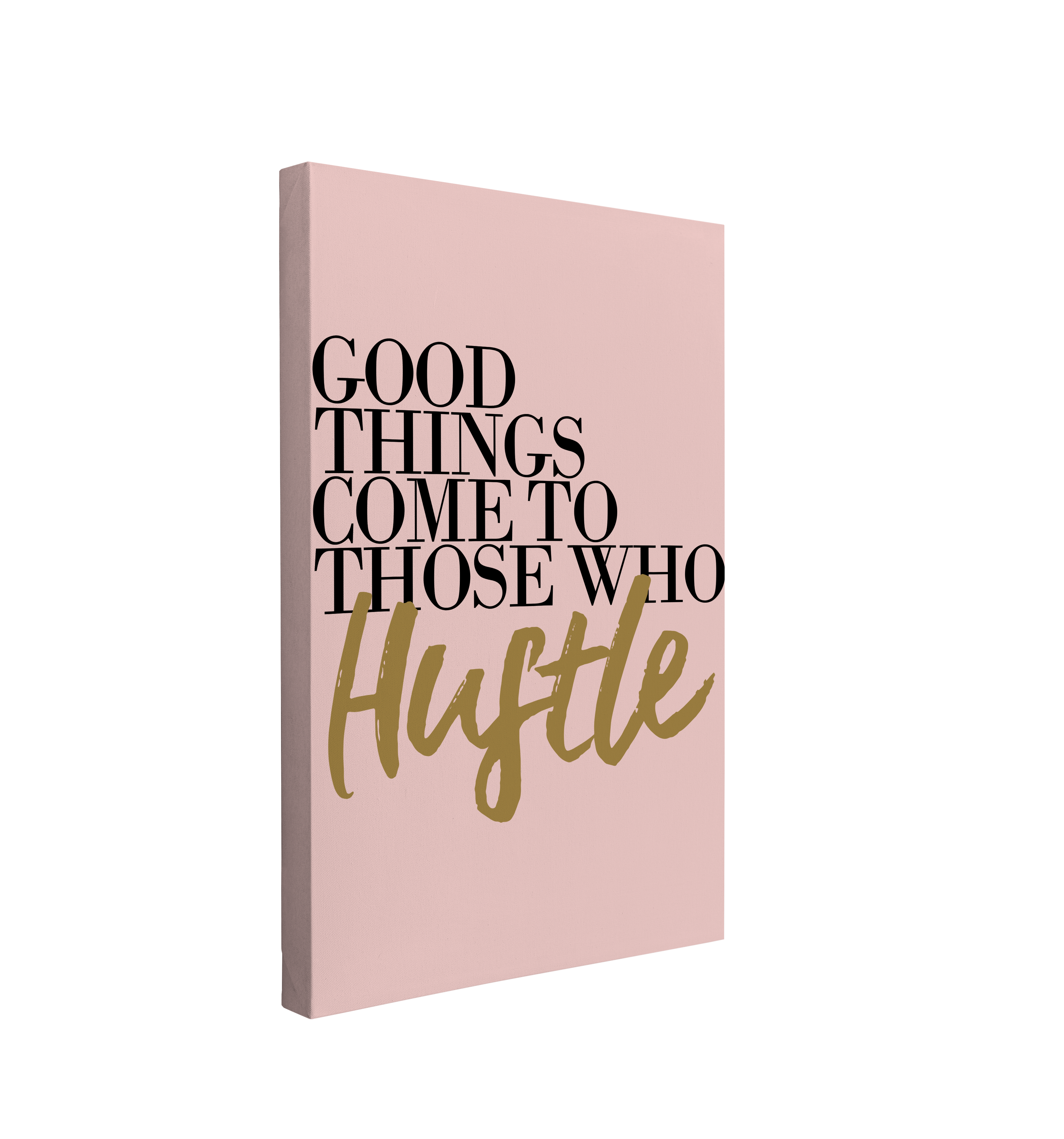 Good Things Come to Those Who Wait - Girl Boss Crystal Canvas Print Wall Art Décor Whelhung