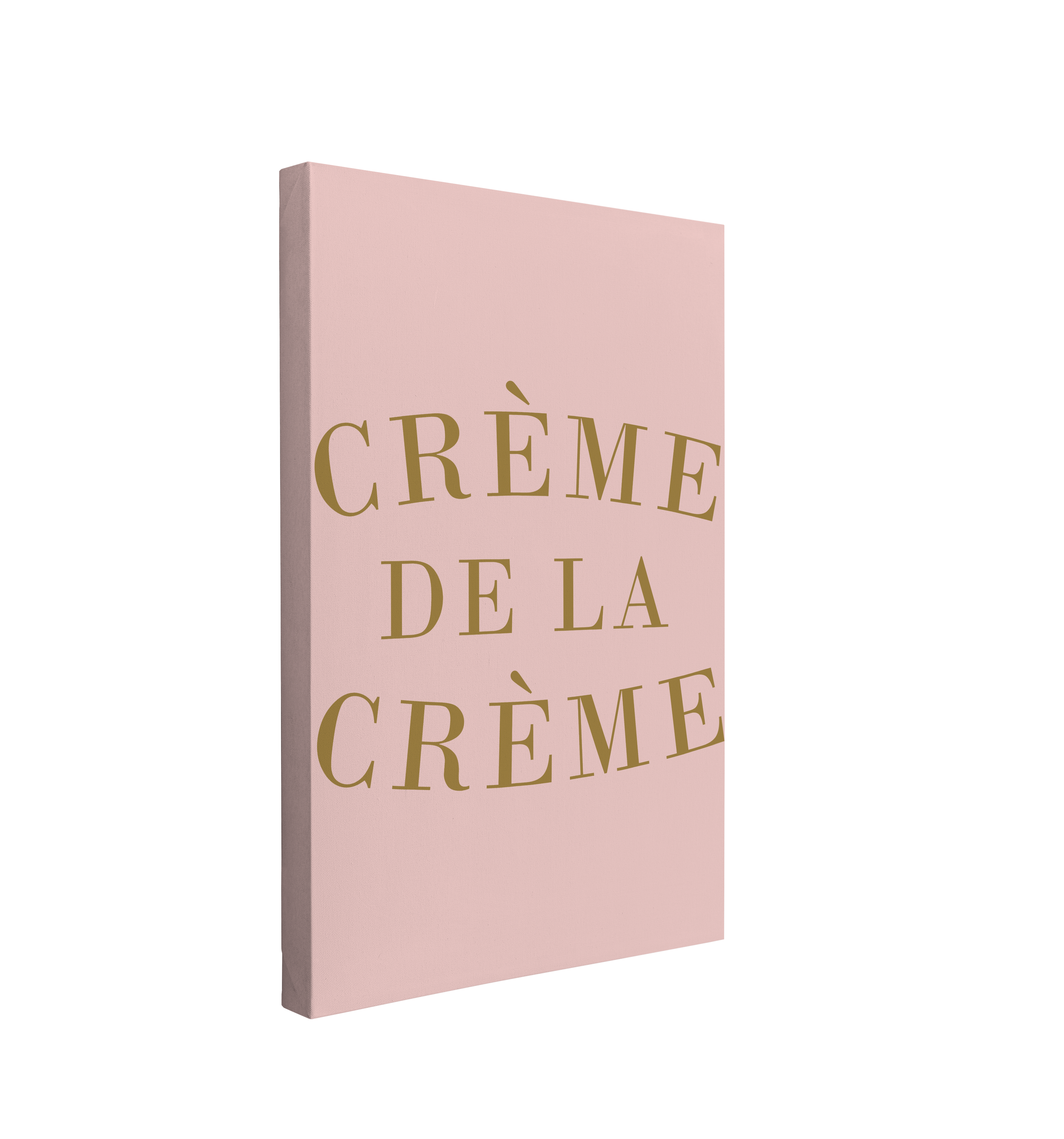 Crème de la Crème - Girl Boss Crystal Canvas Print Wall Art Décor Whelhung