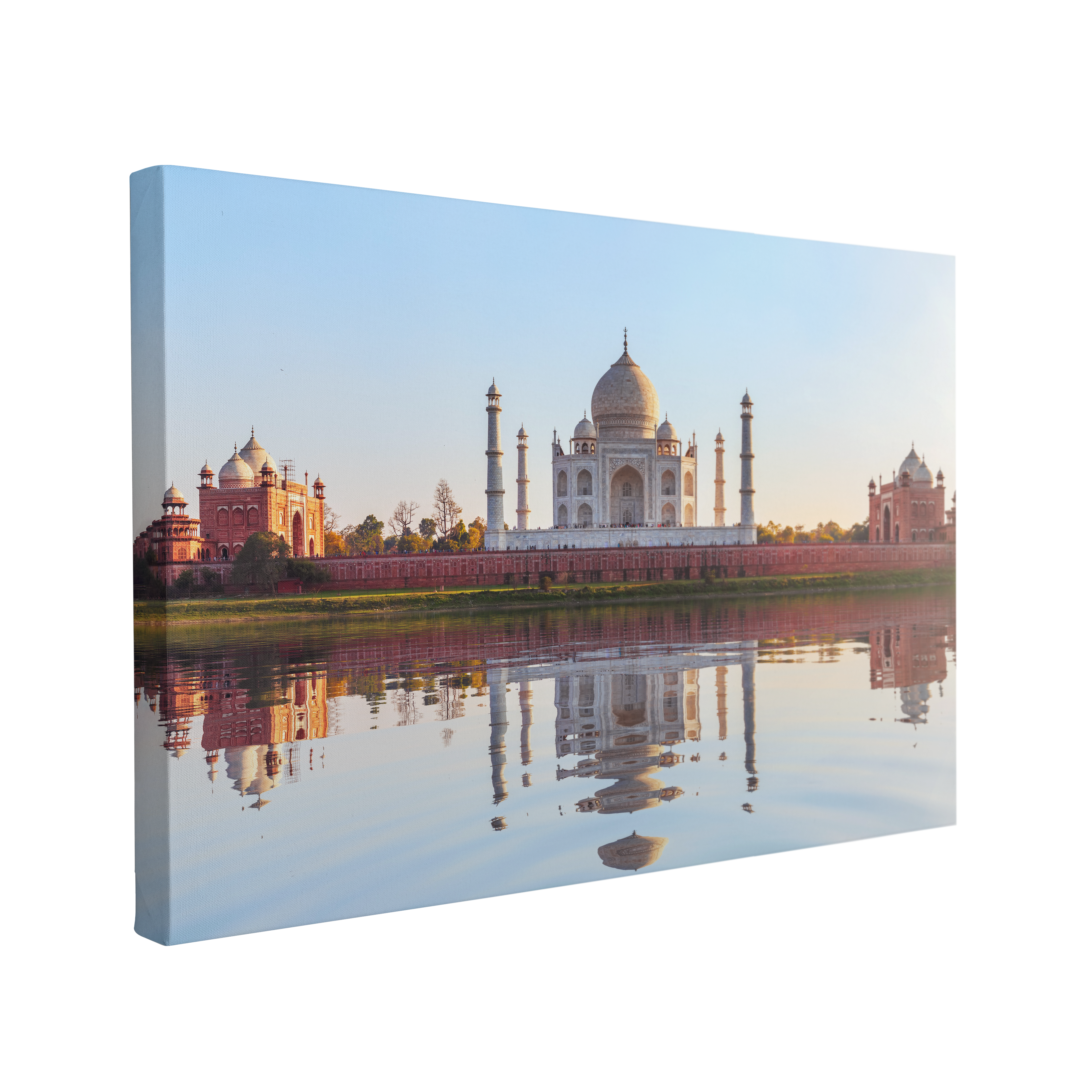Taj Mahal, Agra, India Photography - Canvas Print Wall Art Décor Whelhung