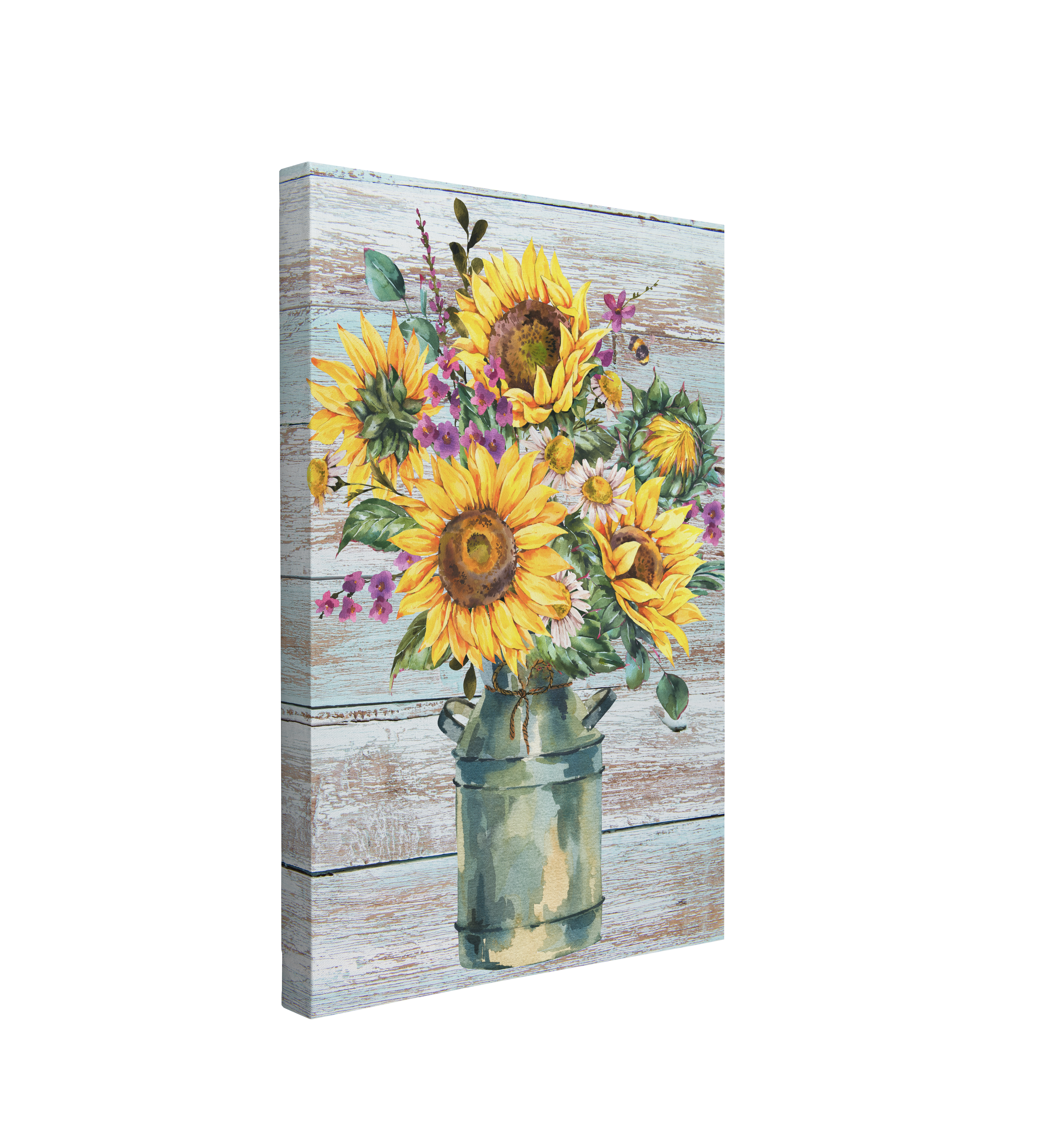 Sunflowers in a Jug Painting - Canvas Print Wall Art Décor Whelhung