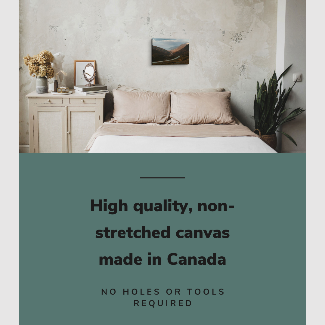 Scottish Highlands Road Photography - Canvas Print Wall Art Décor Whelhung