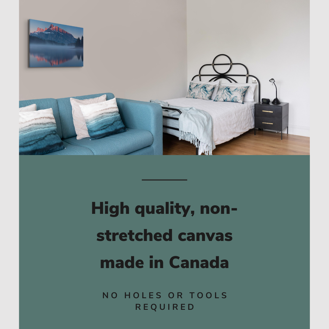 Banff National Park, Alberta Canada Photography - Canvas Print Wall Art Décor Whelhung