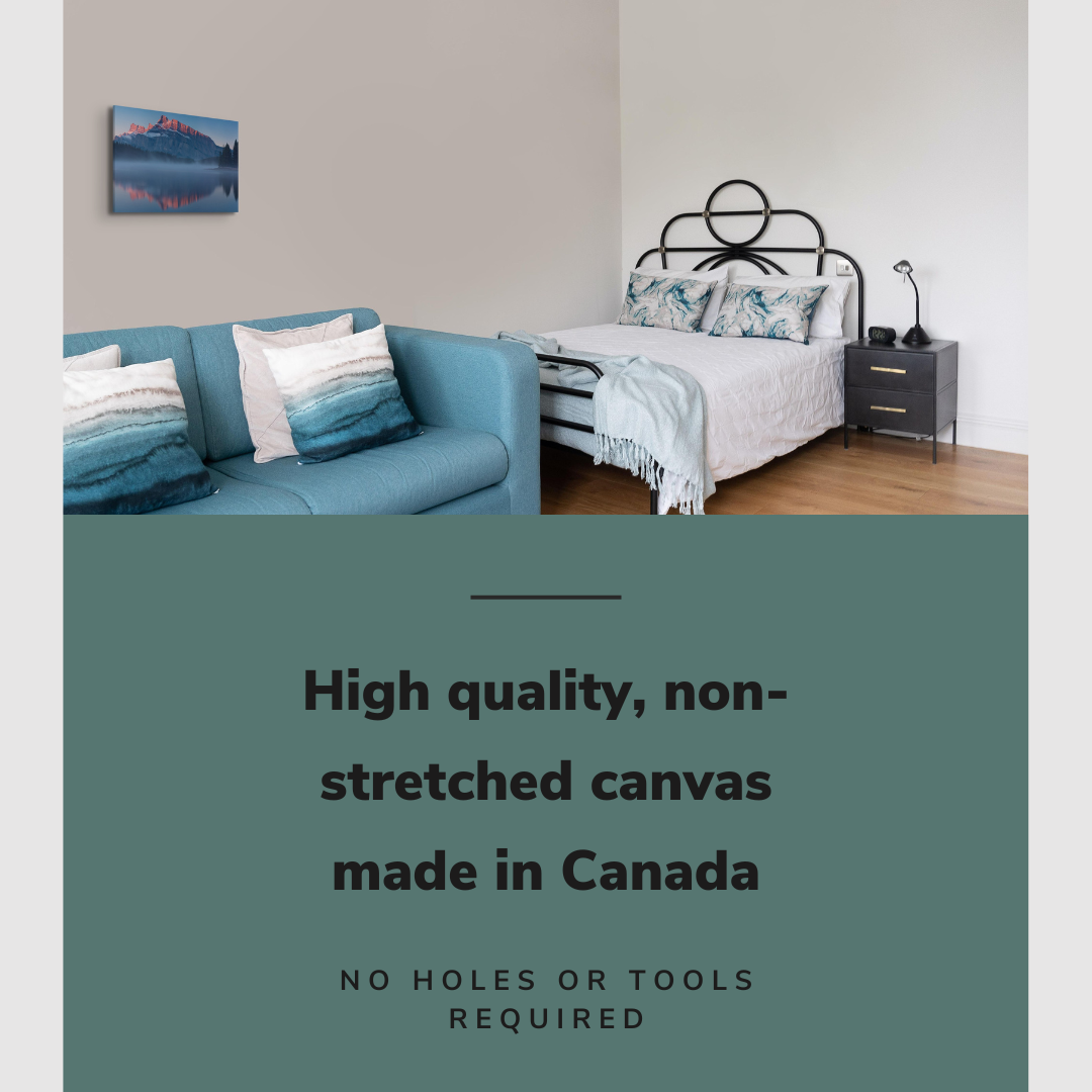 Banff National Park, Alberta Canada Photography - Canvas Print Wall Art Décor Whelhung