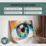 Abstract Eye Painting - Canvas Print Wall Art Décor Whelhung