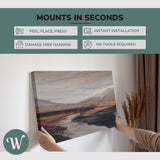 Painted Mountain Valley - Canvas Print Wall Art Décor Whelhung