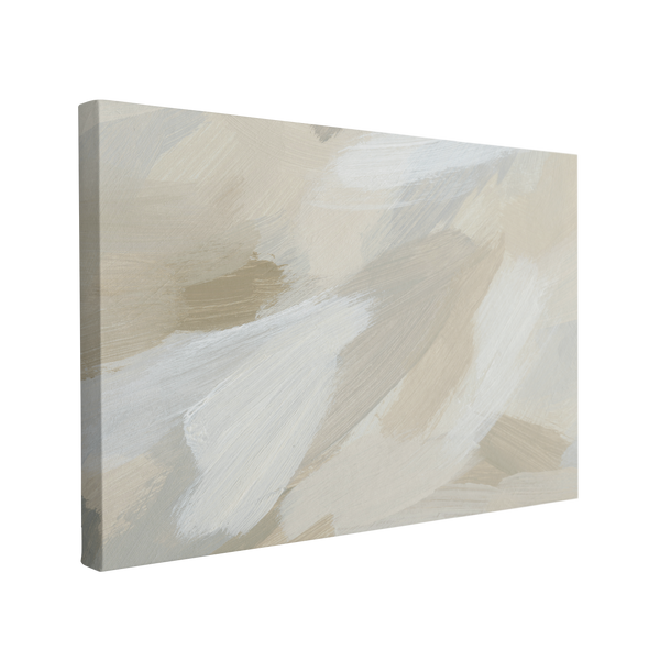 Abstract Neutral Beige Painting - Canvas Print Wall Art Décor Whelhung