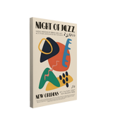 New Orleans, Jazz Festival Poster - Canvas Print Wall Art Décor Whelhung