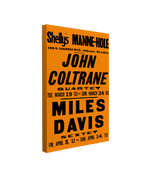 John Coltrane and Miles Davis, Jazz Festival Poster - Canvas Print Wall Art Décor Whelhung