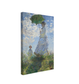 Claude Monet's Madame Monet and Her Son (1875), Woman with a Parasol - Canvas Print Wall Art Décor Whelhung