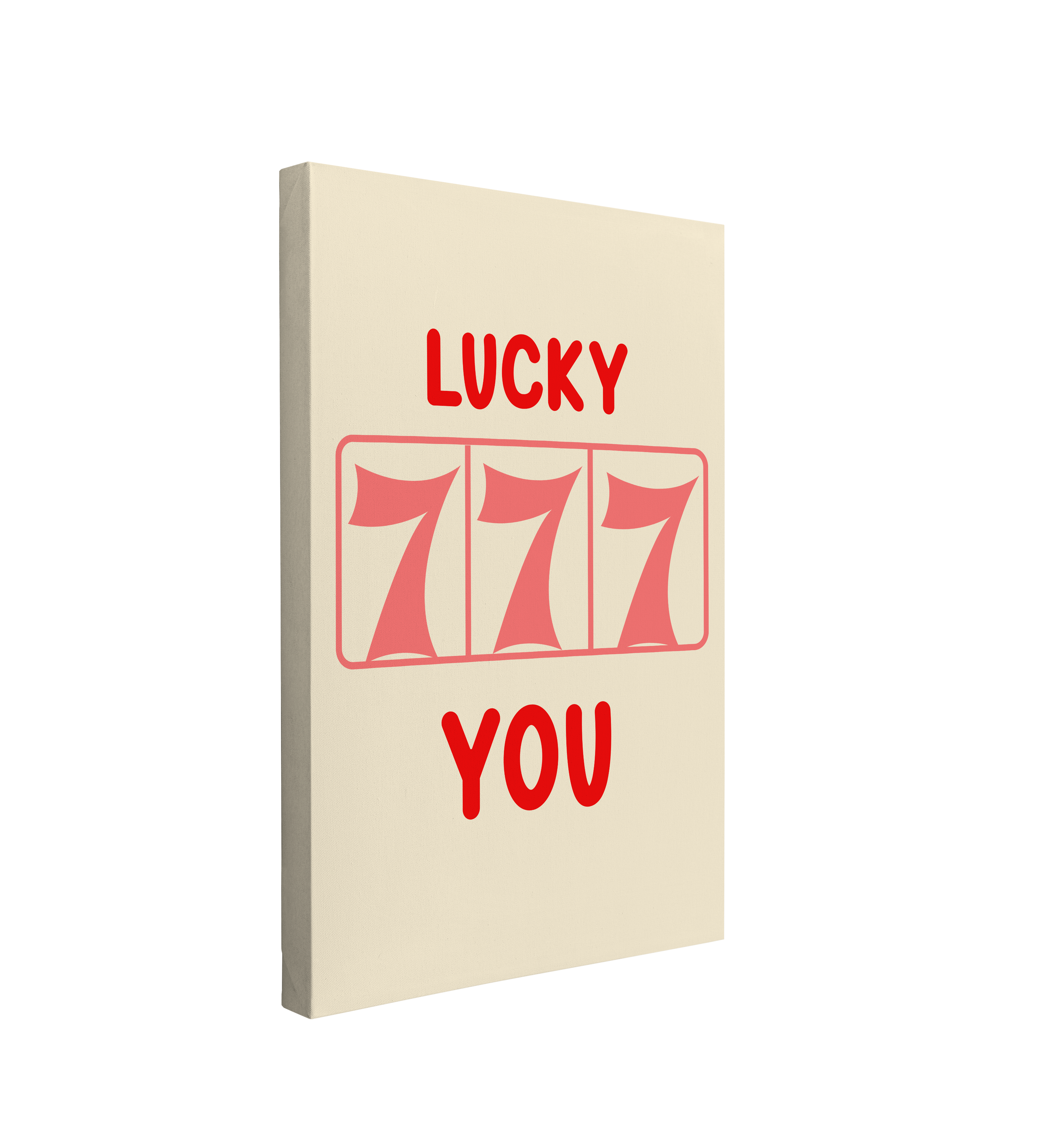 Lucky You - Easy to Hang Canvas Print Wall Art Décor