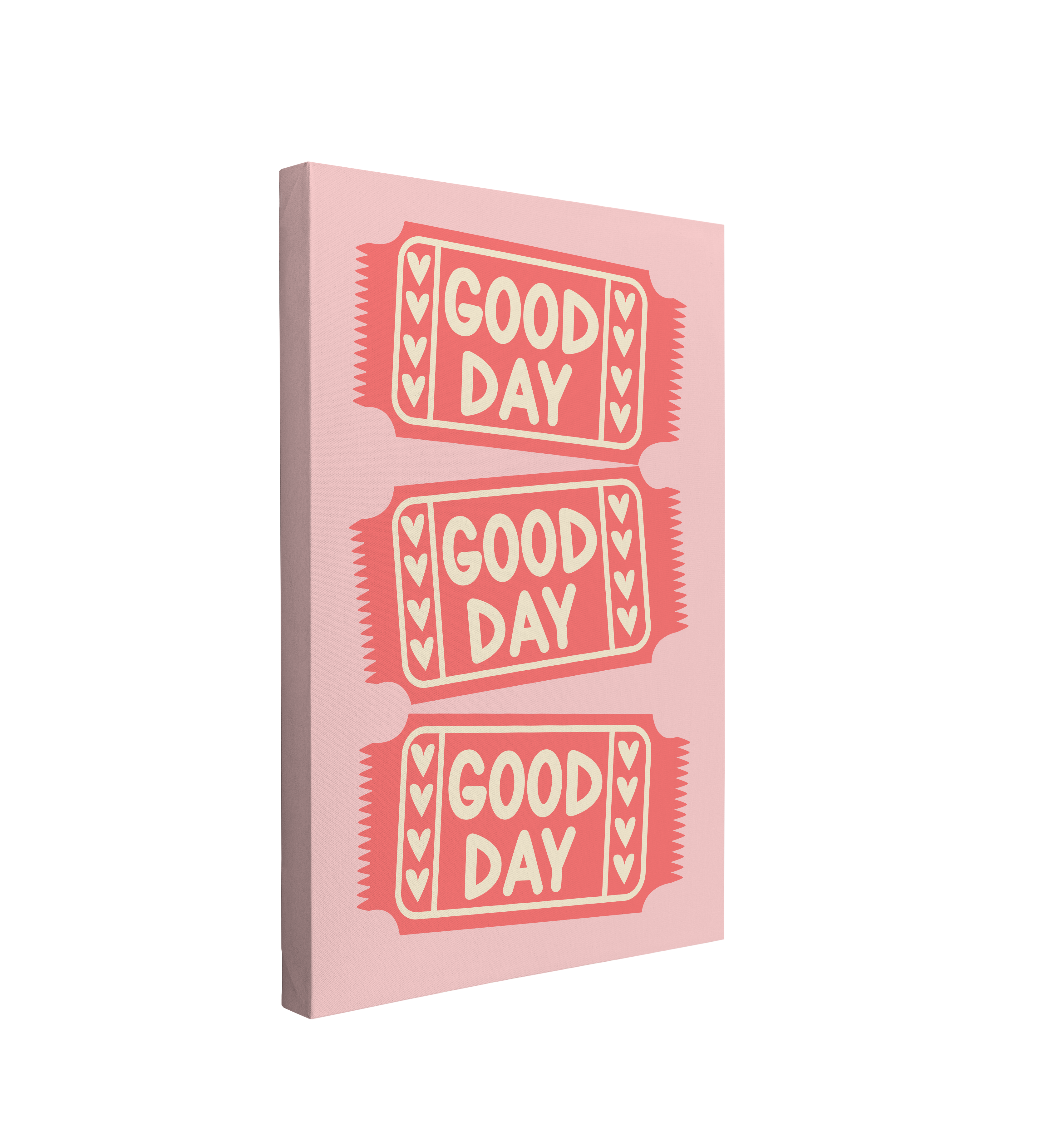 Good Day Tickets - Easy to Hang Canvas Print Wall Art Décor