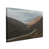 Scottish Highlands Road Photography - Canvas Print Wall Art Décor Whelhung