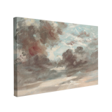 Stormy Sunset by John Constable Oil Painting - Neutral Boho Cottagecore - Canvas Print Wall Art Décor Whelhung
