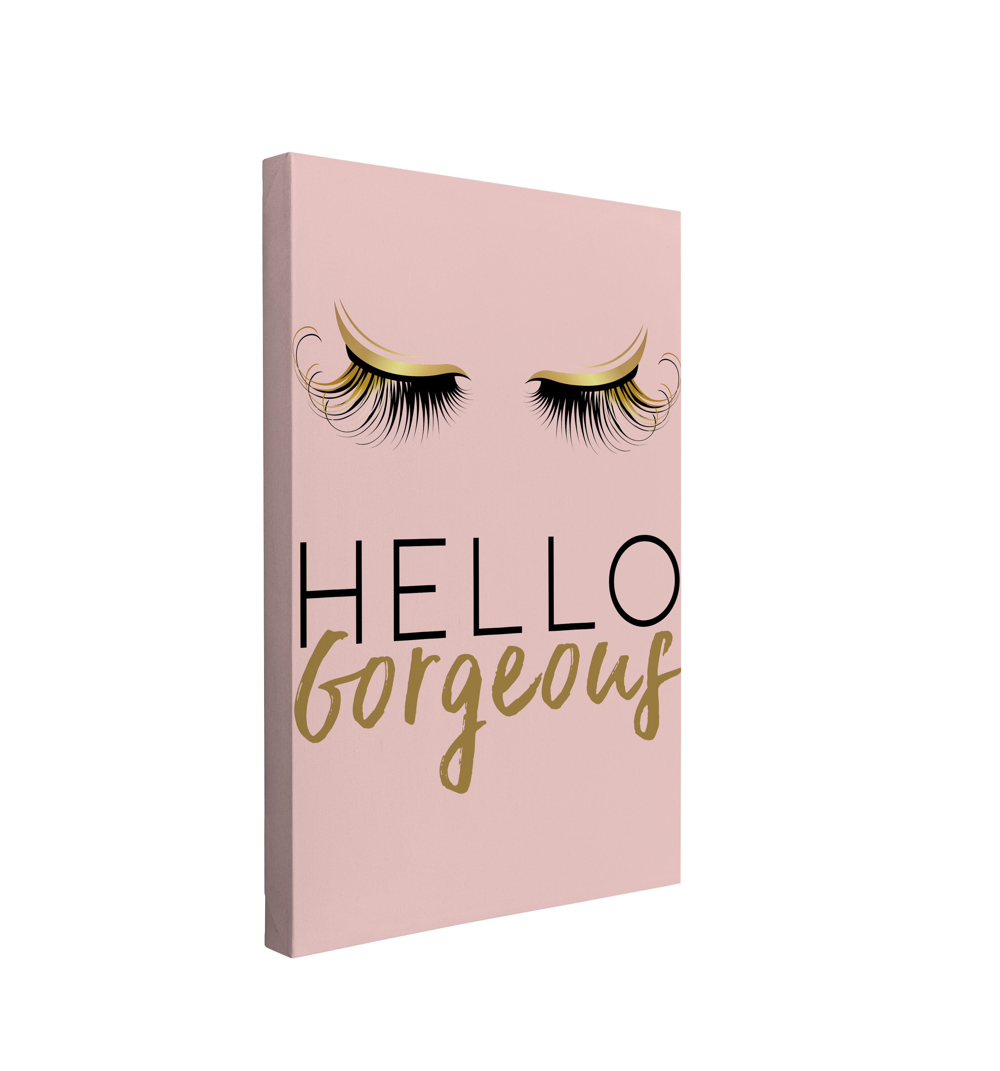 Hello Gorgeous - Girl Boss Crystal Canvas Print Wall Art Décor Whelhung