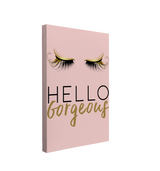 Hello Gorgeous - Girl Boss Crystal Canvas Print Wall Art Décor Whelhung