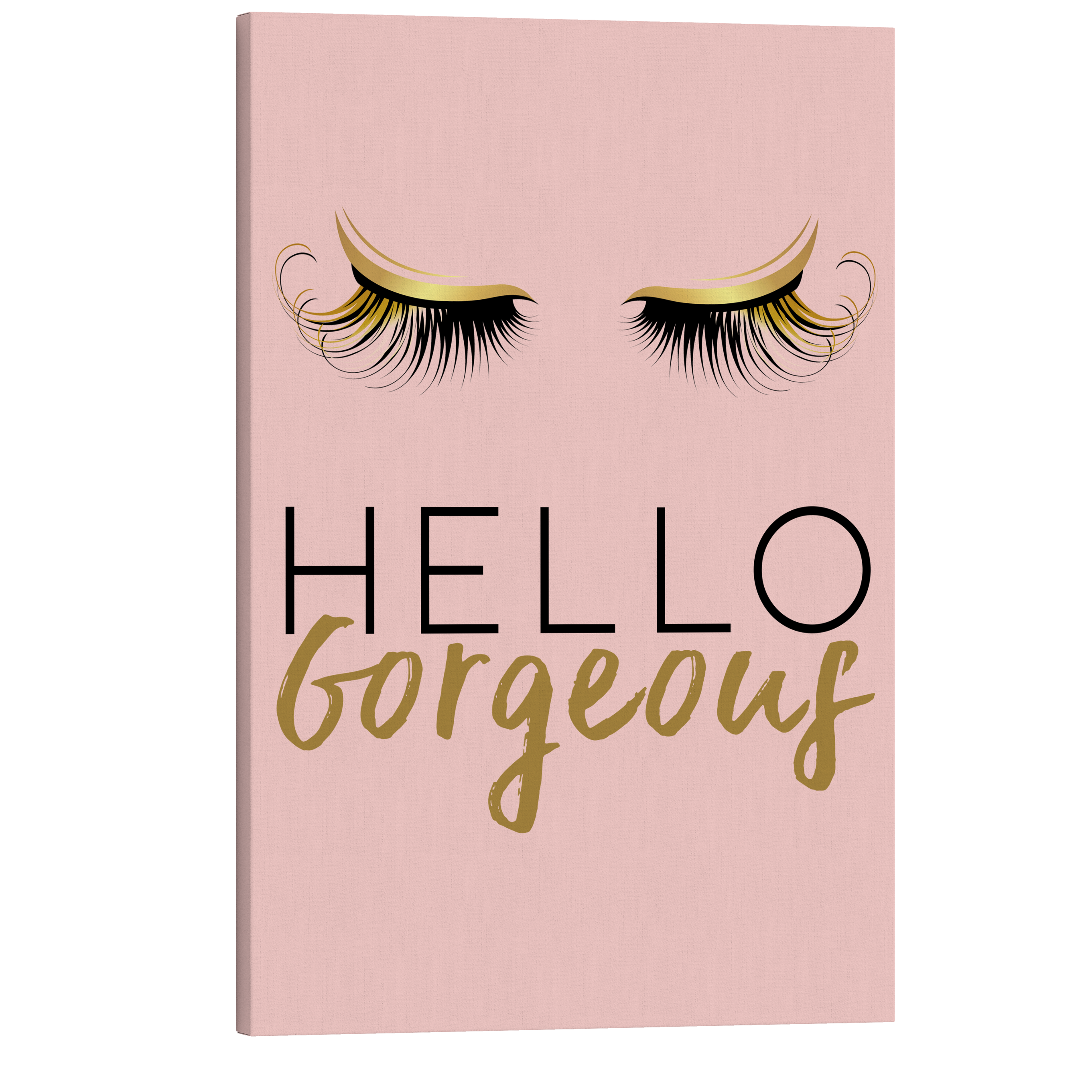 Hello Gorgeous - Girl Boss Crystal Canvas Print Wall Art Décor Whelhung