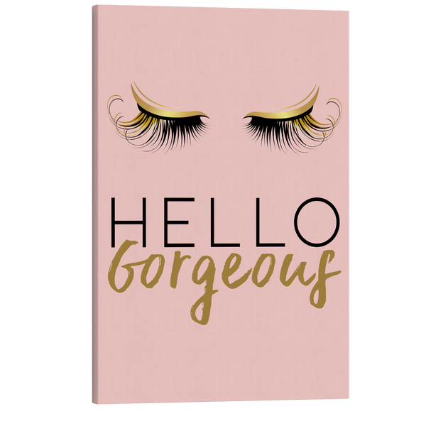 Hello Gorgeous - Girl Boss Crystal Canvas Print Wall Art Décor Whelhung