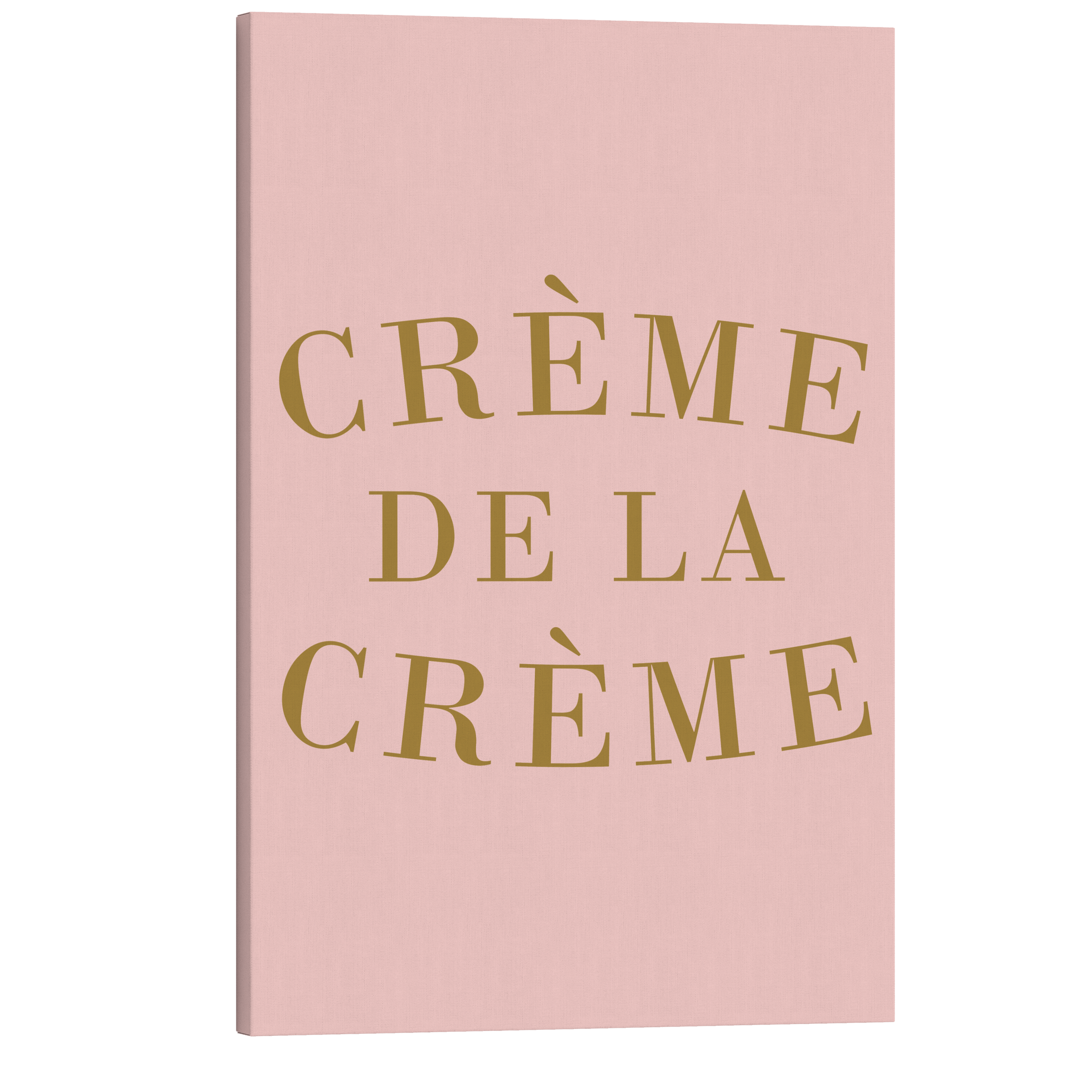 Crème de la Crème  - Girl Boss Crystal Canvas Print Wall Art Décor Whelhung