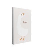 Nursery Boho Hello Goose - Canvas Print Gender Neutral Wall Art Décor Whelhung