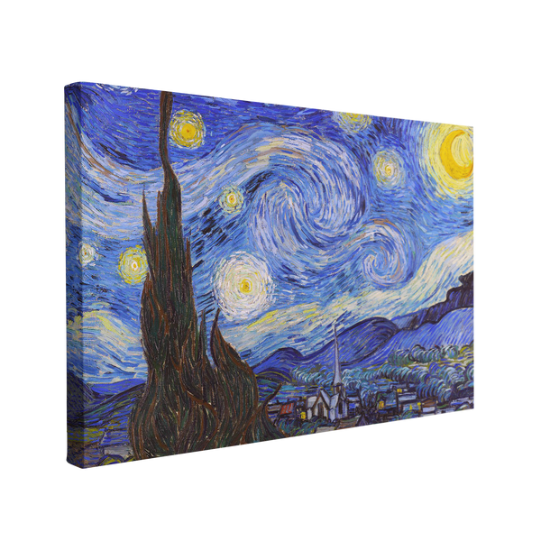 Starry Night, Vincent Van Gogh Painting - Canvas Print Wall Art Décor Whelhung