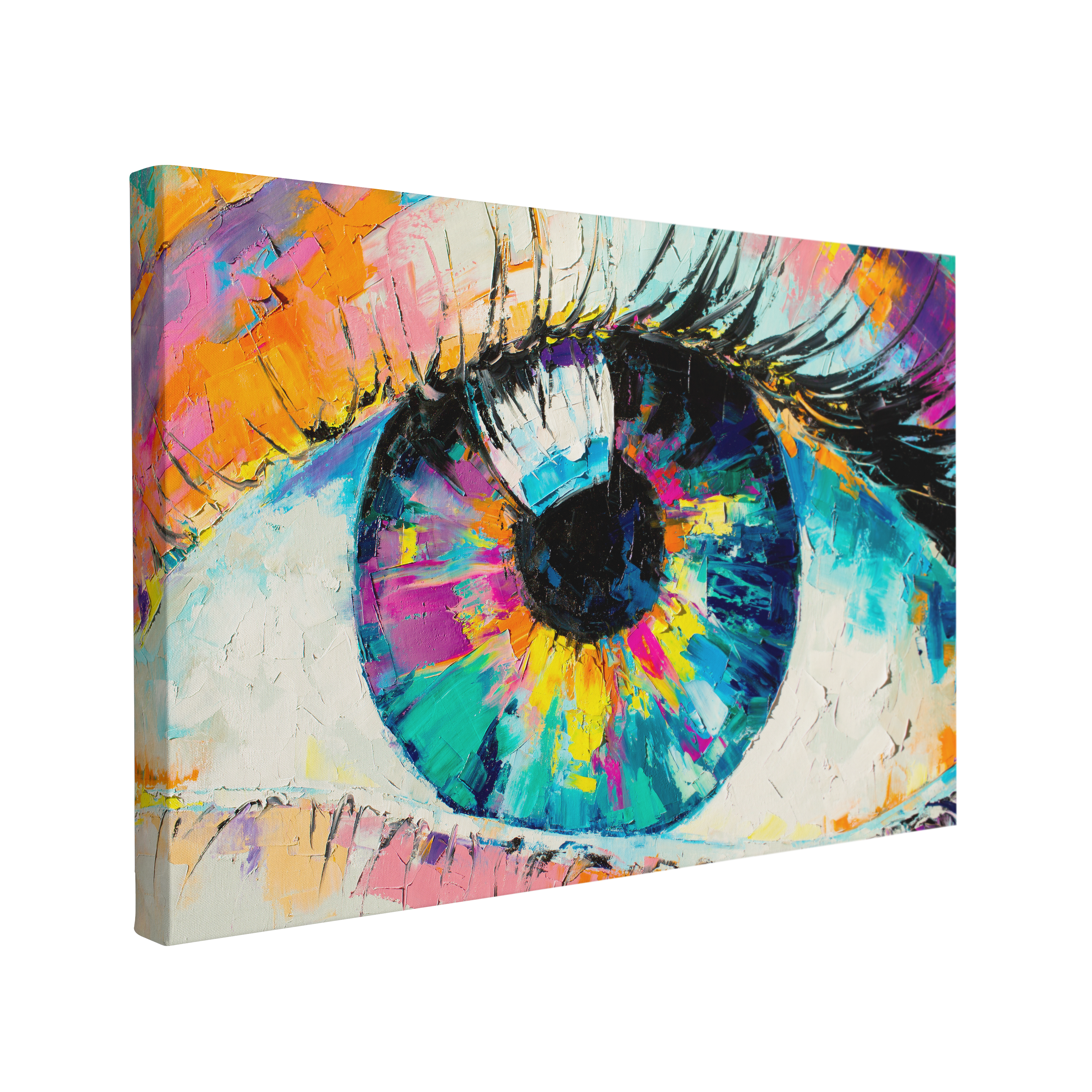 Abstract Eye Painting - Canvas Print Wall Art Décor Whelhung