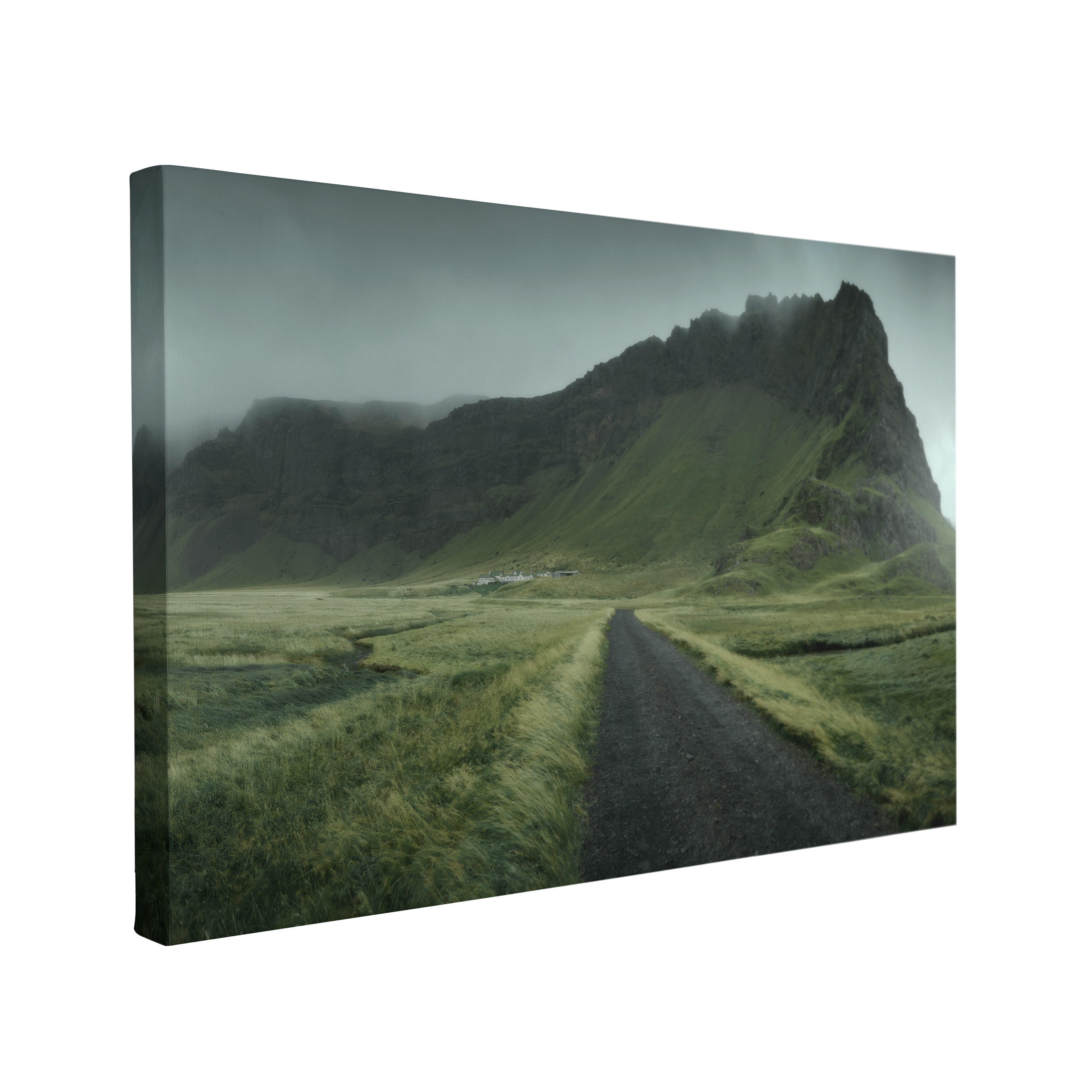 South Icelandic Mountain Photography - Canvas Print Wall Art Décor Whelhung