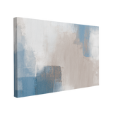 Abstract Neutral Blue Painting - Canvas Print Wall Art Décor Whelhung