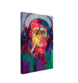 DJ Monkey Painting - Canvas Print Wall Art Décor Whelhung