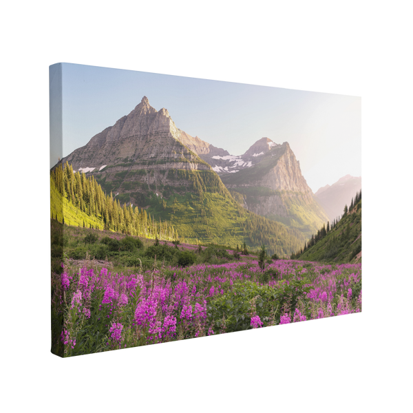 Glacier National Park, British Columbia, Canada Photography - Canvas Print Wall Art Décor Whelhung