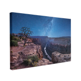 Grand Canyon Nightscape, Utah, Arizona, USA Photography - Canvas Print Wall Art Décor Whelhung