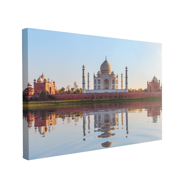 Taj Mahal, Agra, India Photography - Canvas Print Wall Art Décor Whelhung