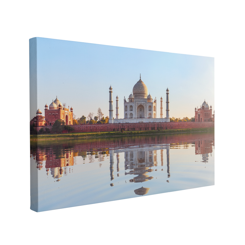 Taj Mahal, Agra, India Photography - Canvas Print Wall Art Décor Whelhung