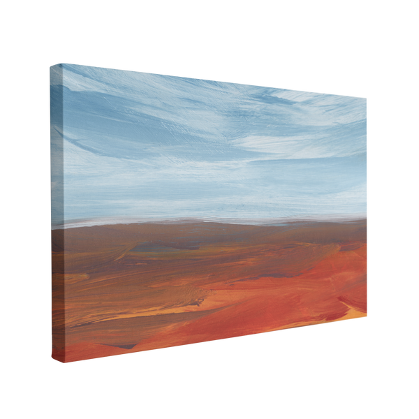 Desert Abstract Landscape Oil Painting - Canvas Print Wall Art Décor Whelhung