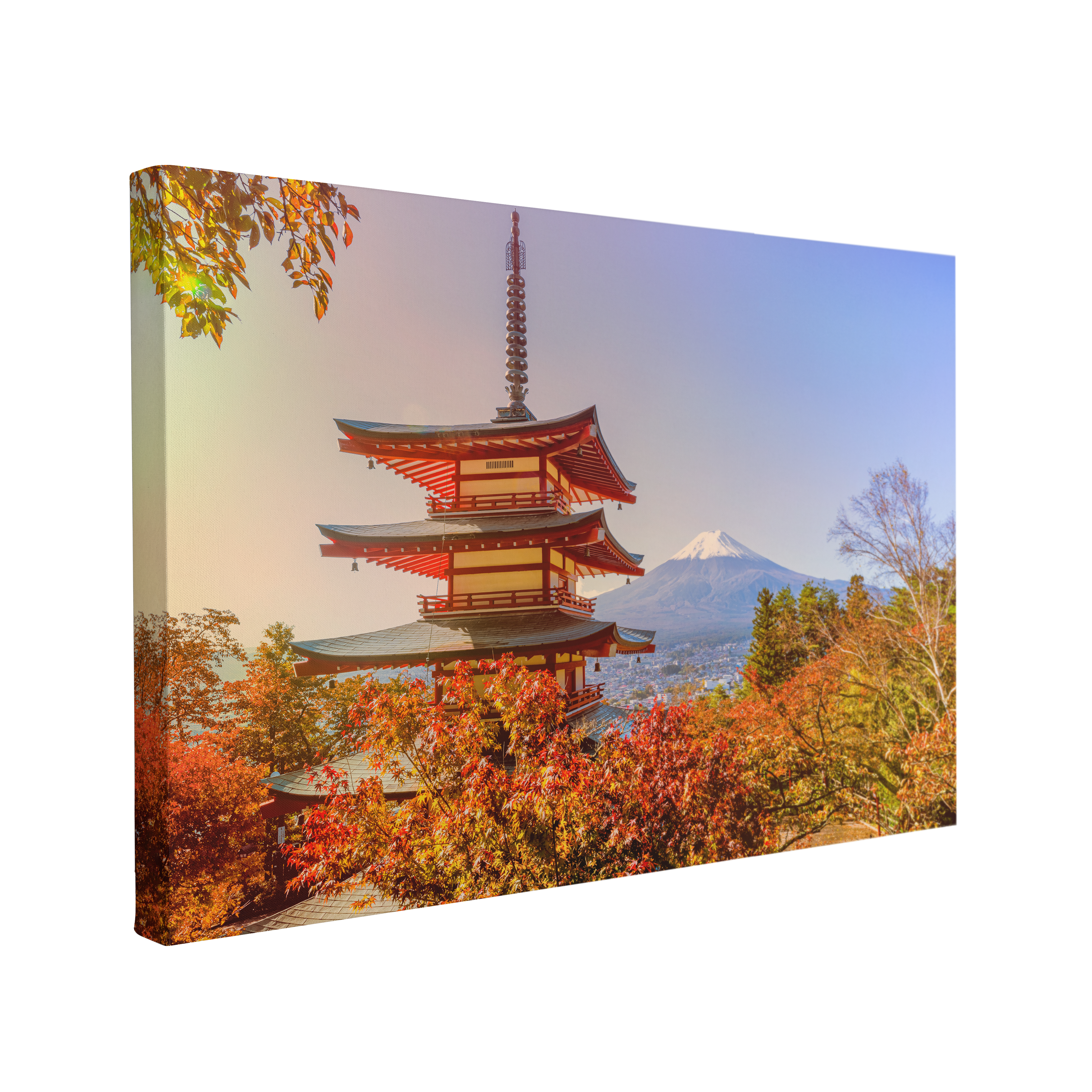 Autumn Mount Fuji, Japan Photography - Canvas Print Wall Art Décor Whelhung