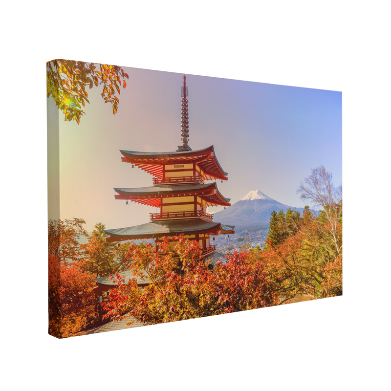 Autumn Mount Fuji, Japan Photography - Canvas Print Wall Art Décor Whelhung