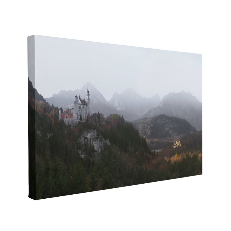 Neuschwanstein Castle, Schwangau, Germany Photography - Canvas Print Wall Art Décor Whelhung