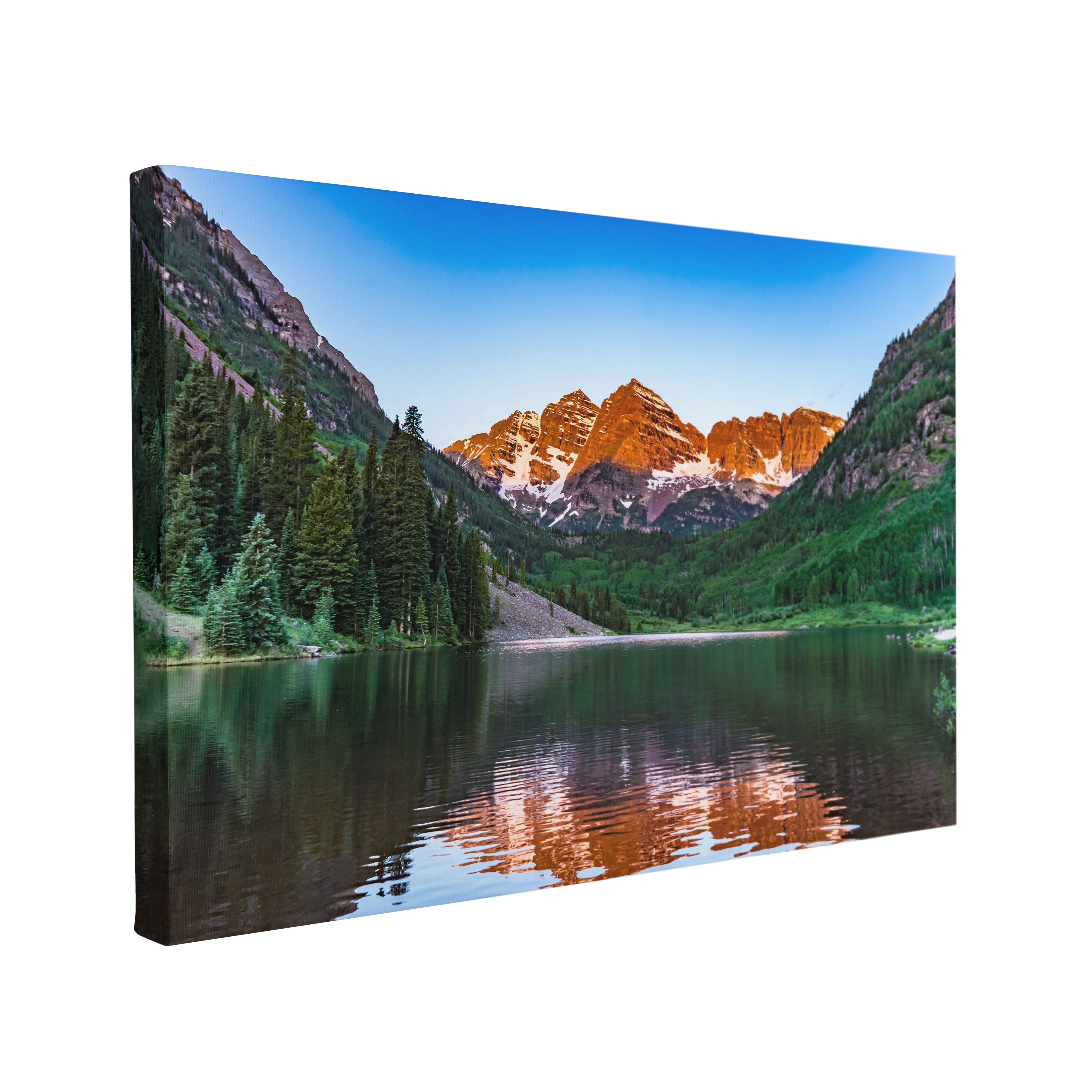 Maroon Bells, Colorado, USA Photography - Canvas Print Wall Art Décor Whelhung