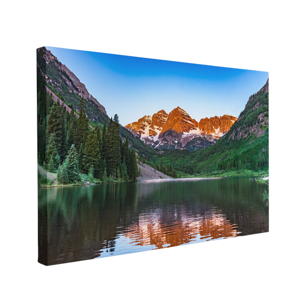 Maroon Bells, Colorado, USA Photography - Canvas Print Wall Art Décor Whelhung